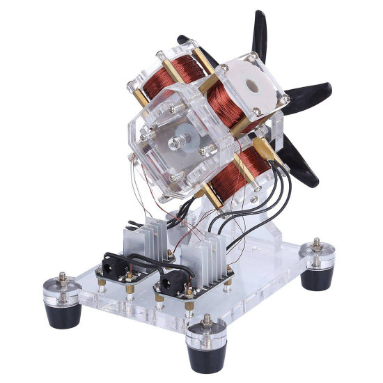 stark hall sensor brushless motor electric machine fan blade high speed diy physical model science toy stark hall sensor brushless motor electric machine fan blade high speed diy physical model science toy