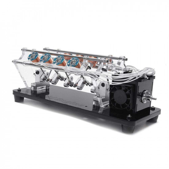 stark magnetic multi coil car solenoid engine v8 model led light hall effect reciprocating electromagnetic motor stark magnetic multi coil car solenoid engine v8 model led light hall effect reciprocating electromagnetic motor