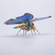 steampunk butterfly 3d metal morpho model diy kits 150pcs+ steampunk butterfly 3d metal morpho model diy kits 150pcs+