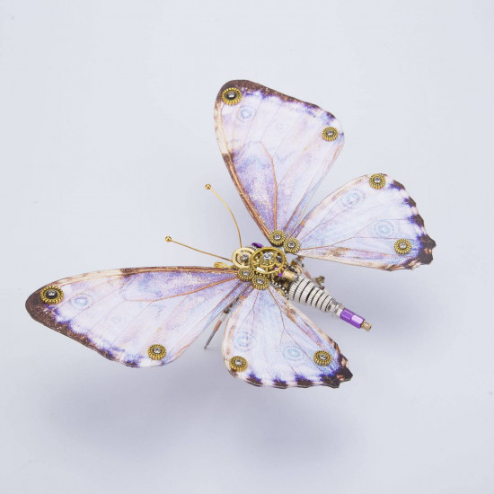 steampunk butterfly 3d metal morpho model diy kits 150pcs+ steampunk butterfly 3d metal morpho model diy kits 150pcs+