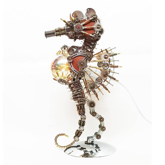 steampunk seahorse model kits for adults firework lamp 2100pcs steampunk seahorse model kits for adults firework lamp 2100pcs