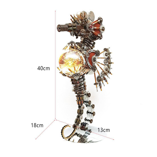 steampunk seahorse model kits for adults firework lamp 2100pcs steampunk seahorse model kits for adults firework lamp 2100pcs