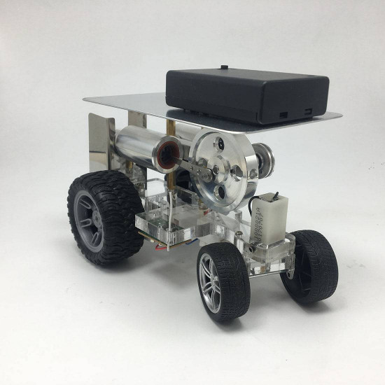 steering remote control stirling engine car vehicle diy science experiment teaching steering remote control stirling engine car vehicle diy science experiment teaching