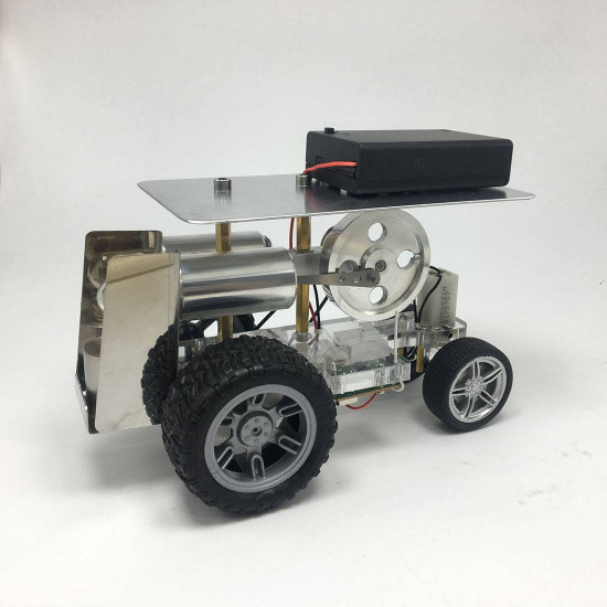 steering remote control stirling engine car vehicle diy science experiment teaching steering remote control stirling engine car vehicle diy science experiment teaching