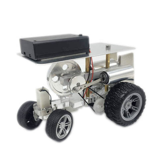 steering remote control stirling engine car vehicle diy science experiment teaching steering remote control stirling engine car vehicle diy science experiment teaching