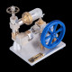 stirling cycle engine model free piston external combustion with flywheel stirling cycle engine model free piston external combustion with flywheel