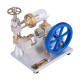 stirling cycle engine model free piston external combustion with flywheel stirling cycle engine model free piston external combustion with flywheel