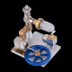 stirling cycle engine model free piston external combustion with flywheel stirling cycle engine model free piston external combustion with flywheel