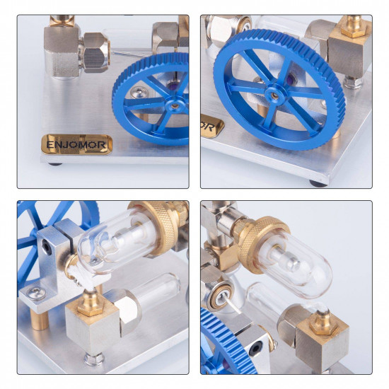 stirling cycle engine model free piston external combustion with flywheel stirling cycle engine model free piston external combustion with flywheel