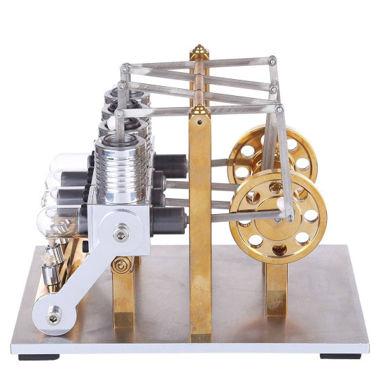 stirling engine kit 4 cylinder row balance model engine external combustion engine stirling engine kit 4 cylinder row balance model engine external combustion engine