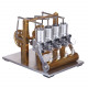 stirling engine kit 4 cylinder row balance model engine external combustion engine stirling engine kit 4 cylinder row balance model engine external combustion engine