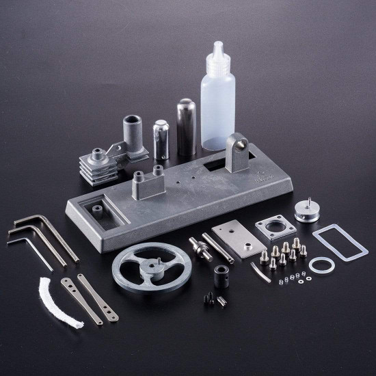 stirling engine kit diy assemble physical motor model power generator external combustion educational toy stirling engine kit diy assemble physical motor model power generator external combustion educational toy