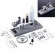 stirling engine kit diy assemble physical motor model power generator external combustion educational toy stirling engine kit diy assemble physical motor model power generator external combustion educational toy