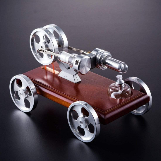 stirling engine kit diy stirling engine car model kit with solid wood baseplate stirling engine kit diy stirling engine car model kit with solid wood baseplate