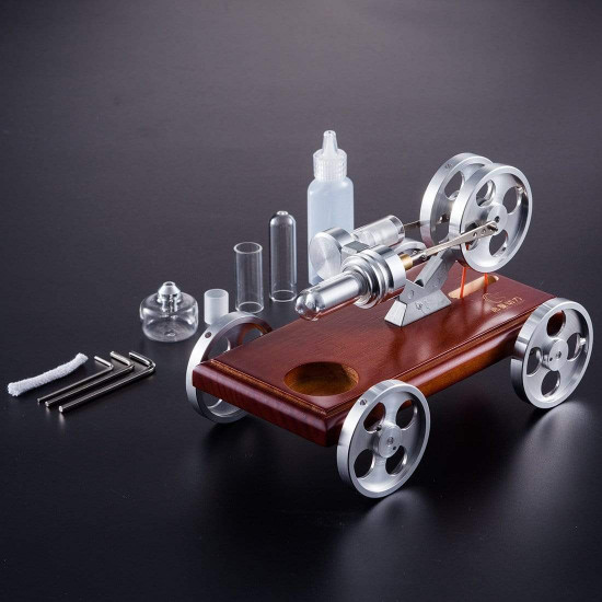stirling engine kit diy stirling engine car model kit with solid wood baseplate stirling engine kit diy stirling engine car model kit with solid wood baseplate