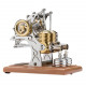 stirling engine kit high-end precision all-metal double-cylinder engine model assembly movable metal mechanical engine toy stirling engine kit high-end precision all-metal double-cylinder engine model assembly movable metal mechanical engine toy
