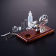 stirling engine kit hot air engine model education toy electricity power generator led stirling engine kit hot air engine model education toy electricity power generator led
