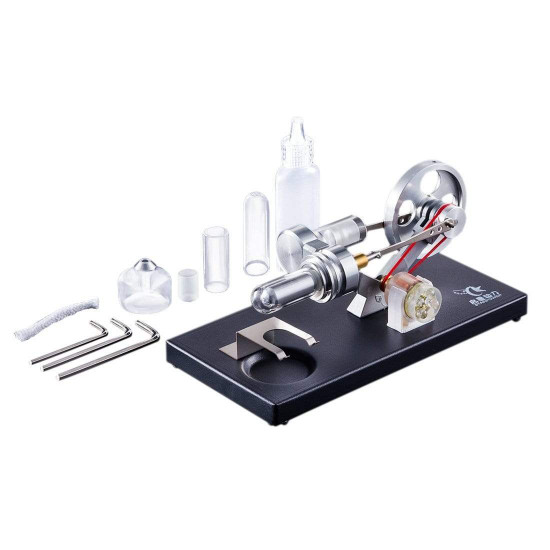 stirling engine kit hot air engine model education toy electricity power generator led stirling engine kit hot air engine model education toy electricity power generator led