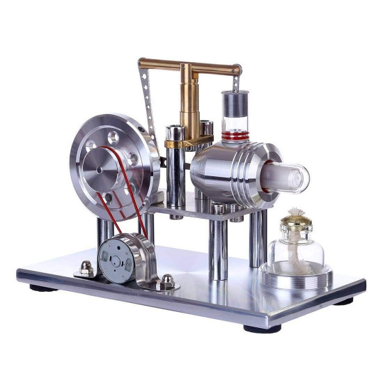 stirling engine kit hot air engine motor model educational toy electricity generator colorful led stirling engine kit hot air engine motor model educational toy electricity generator colorful led