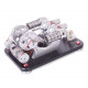 stirling engine kit micro metal double-cylinder parallel bootable external combustion engine model stirling engine kit micro metal double-cylinder parallel bootable external combustion engine model