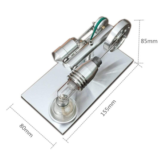 stirling engine kit mini diy model hot air quartz cylinder steam powered toy physics experiment stirling engine kit mini diy model hot air quartz cylinder steam powered toy physics experiment