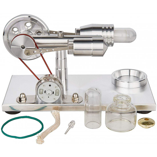 stirling engine kit mini diy model hot air quartz cylinder steam powered toy physics experiment stirling engine kit mini diy model hot air quartz cylinder steam powered toy physics experiment