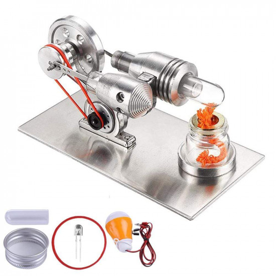 stirling engine kit mini hot air motor model educational stem toy science experiment kit stirling engine kit mini hot air motor model educational stem toy science experiment kit