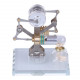 stirling engine kit miniature balance stirling engine model toy with crystal glass bottom stirling engine kit miniature balance stirling engine model toy with crystal glass bottom