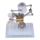 stirling engine kit miniature balance stirling engine model toy with crystal glass bottom stirling engine kit miniature balance stirling engine model toy with crystal glass bottom