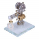 stirling engine kit miniature balance stirling engine model toy with crystal glass bottom stirling engine kit miniature balance stirling engine model toy with crystal glass bottom