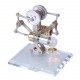 stirling engine kit miniature balance stirling engine model toy with crystal glass bottom stirling engine kit miniature balance stirling engine model toy with crystal glass bottom