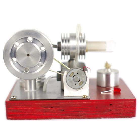 stirling engine kit model single-cylinder split right angle type high-end creative gifts for collection stirling engine kit model single-cylinder split right angle type high-end creative gifts for collection