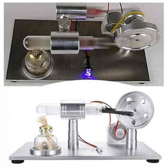 stirling engine kit motor model electricity power generator with led physics educational toys stirling engine kit motor model electricity power generator with led physics educational toys