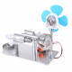 stirling engine kit single air stirling engine motor engine model toy with bulb and fan stirling engine kit single air stirling engine motor engine model toy with bulb and fan