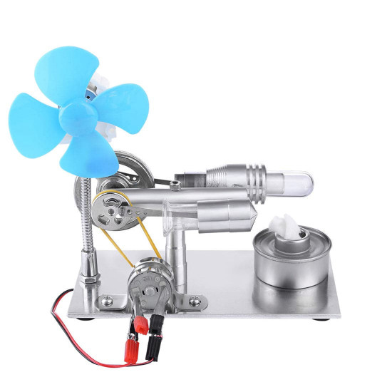 stirling engine kit single air stirling engine motor engine model toy with bulb and fan stirling engine kit single air stirling engine motor engine model toy with bulb and fan