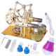 stirling engine kit stem hot air stirling engine generator double cylinder engine model stirling engine kit stem hot air stirling engine generator double cylinder engine model