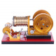 stirling engine kit suction fire type high-end professional edition pure copper air cylinder heat energy model physics science experiment toy stirling engine kit suction fire type high-end professional edition pure copper air cylinder heat energy model physics science experiment toy