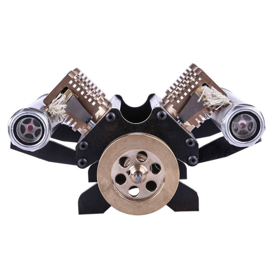 stirling engine kit v-shape four-cylinder vacuum suction v4 engine model toy stirling engine kit v-shape four-cylinder vacuum suction v4 engine model toy