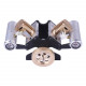 stirling engine kit v shape suction type double-cylinder vacuum model high-end creative gifts for collection stirling engine kit v shape suction type double-cylinder vacuum model high-end creative gifts for collection