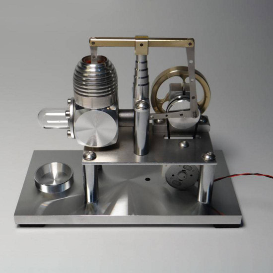 stirling engine model balance type stirling high performance generator with lamp beads stirling engine model balance type stirling high performance generator with lamp beads