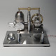 stirling engine model balance type stirling high performance generator with lamp beads stirling engine model balance type stirling high performance generator with lamp beads