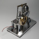 stirling engine model balance type stirling high performance generator with lamp beads stirling engine model balance type stirling high performance generator with lamp beads