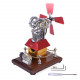 stirling engine model windmill fan cabin shape creative external combustion engine kit stirling engine model windmill fan cabin shape creative external combustion engine kit