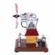 stirling engine model windmill fan cabin shape creative external combustion engine kit stirling engine model windmill fan cabin shape creative external combustion engine kit