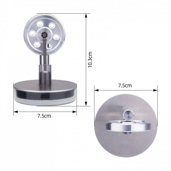 tea-powered low temperature ltd stirling engine - silver tea-powered low temperature ltd stirling engine - silver