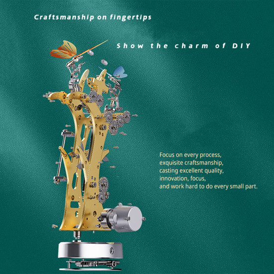 teching 3d metal mechanical butterfly self-assembly model kits teching 3d metal mechanical butterfly self-assembly model kits