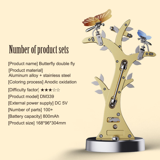 teching 3d metal mechanical butterfly self-assembly model kits teching 3d metal mechanical butterfly self-assembly model kits