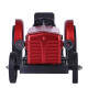 teching assembly simulative mini app controlled electric metal red tractor model toy gift teching assembly simulative mini app controlled electric metal red tractor model toy gift