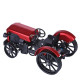 teching assembly simulative mini app controlled electric metal red tractor model toy gift teching assembly simulative mini app controlled electric metal red tractor model toy gift
