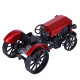 teching assembly simulative mini app controlled electric metal red tractor model toy gift teching assembly simulative mini app controlled electric metal red tractor model toy gift